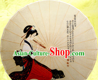 Traditional Rainproof Handmade Chinese Classic Oil Paper Umbrellas China Dance Umbrella Stage Performance Umbrella Dancing Props