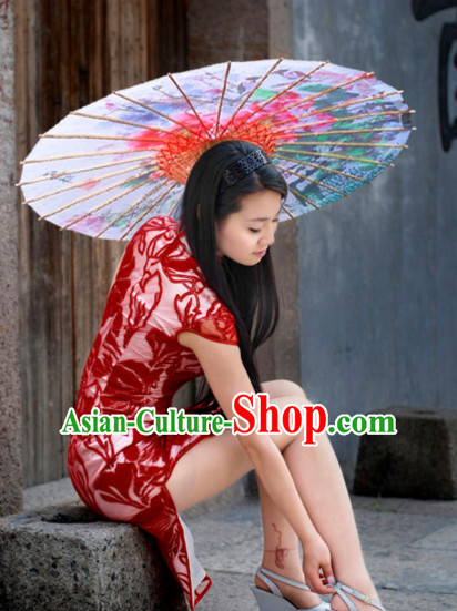 Asian Dance Umbrella China Handmade Traditional Umbrellas Stage Performance Umbrella Dance Props