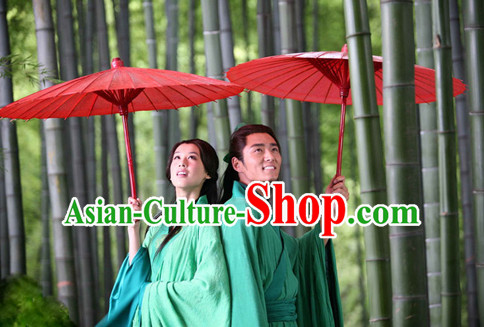 Red Asian Dance Umbrella China Handmade Traditional Umbrellas Stage Performance Umbrella Dance Props