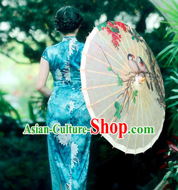 Traditional Rainproof Handmade Chinese Classic Oil Paper Umbrellas China Dance Umbrella Stage Performance Umbrella Dancing Props