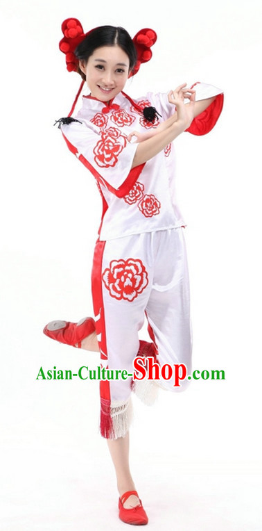 Chinese Fan Dance Costume Dance Costumes for Women