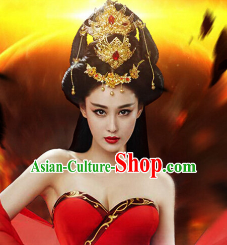 Chinese Ancient Beauty Headpieces Hair Ornaments Set