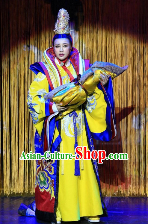 China Ancient Tang Dynasty Dresses Only Female Emperor Wu Zetian Drama Stage Performance Women Costumes Traditional Clothing Complete Set