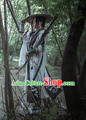 Ancient Chinese Hero Cosplay Costumes Complete Set for Men