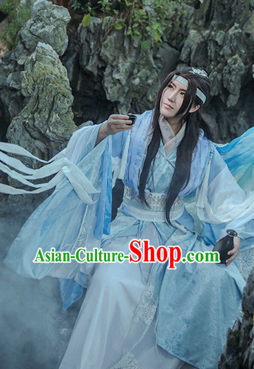 Chinese Hanfu Robe Clothing Handmade Bjd Dress Opera Costume Drama Costumes Complete Set