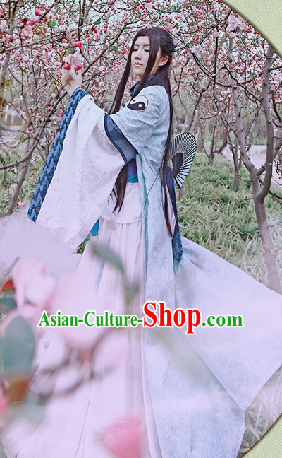 Chinese Hanfu Robe Clothing Handmade Bjd Dress Opera Costume Drama Costumes Complete Set