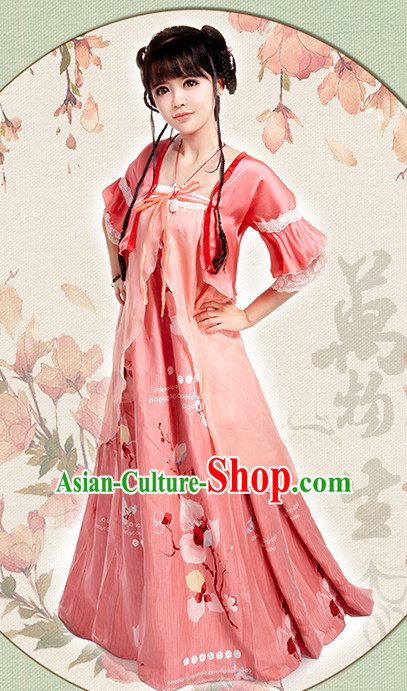 Chinese Hanfu Robe Clothing Handmade Bjd Dress Opera Costume Drama Costumes Complete Set