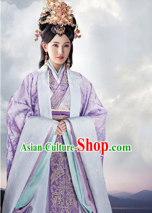 Ancient Chinese Princess Woman Costumes Costume Traditional Chinese Fairy Hanfu Han Fu Costumes Ancient Cosplay Complete Set