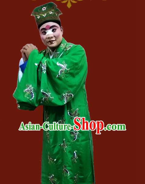 Chinese Opera Beijing Opera Peking Opera Costume Embroidered Robe Hua Dan Opera Costumes and Headdress Complete Set