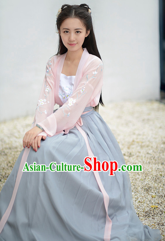 Ancient Chinese Han Dynasty Han Costume Dress Hanfu Suit