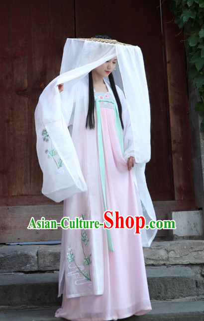 Ancient Chinese Tang Dynasty Women Han Costume Dress Hanfu Suit