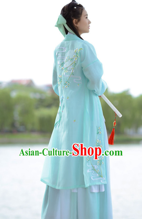 Ancient Chinese Tang Dynasty Women Han Costume Dress Hanfu Suit