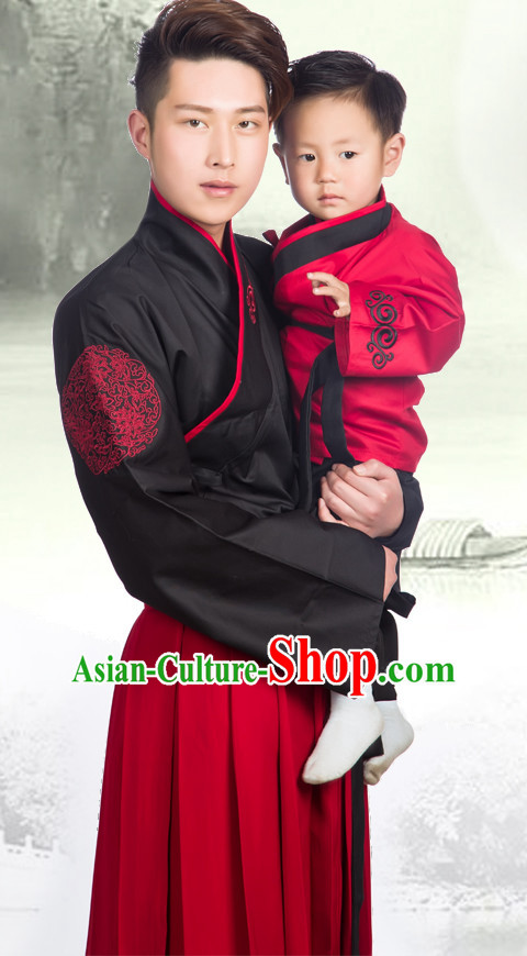 Chinese Men Hanbok Kimono Stage Opera Costume Dresses Costume Ancient Cosplay Complete Set