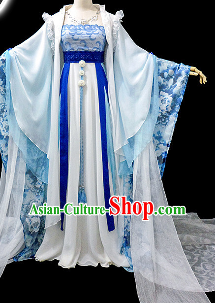 Chinese Women Royal Hanbok Kimono Stage Opera Costume Dresses Costume Ancient Cosplay Complete Set