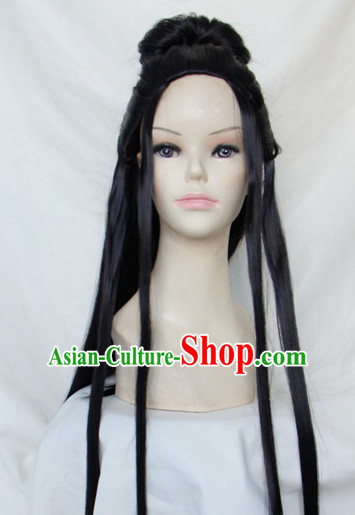 Chinese Classical Hair Wig Hair Decoration Wigs Set