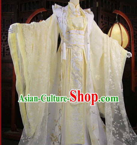 Chinese Traditional Empress Royal Stage Hanfu Hanbok Kimono Costume Dresses Costume Ancient Garment Complete Set