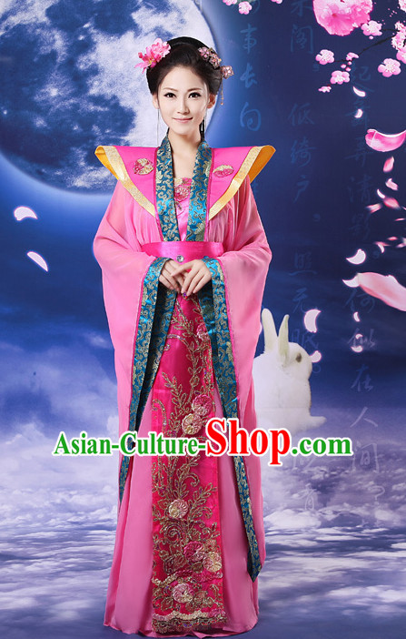 Chinese Classical Hanfu Empress Dress Gown Costumes Ancient Costume Clothing Complete Set