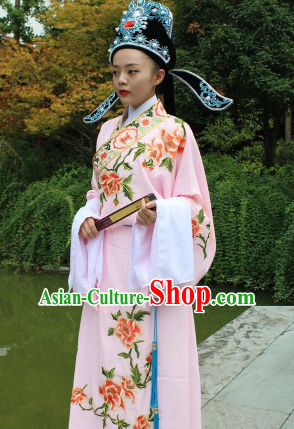 Chinese Opera Stage Costume Embroidered Hanfu Dress Gown Costumes Ancient Costume Clothing Complete Set