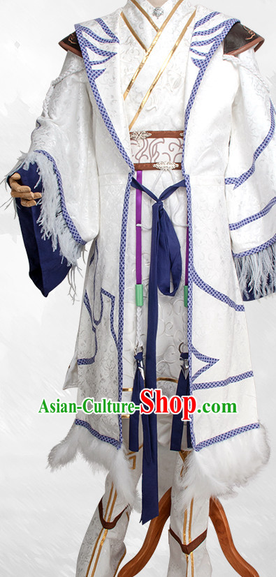 Special Ancient Chinese Assassin Costumes Samurai  Costume Dresses Complete Set