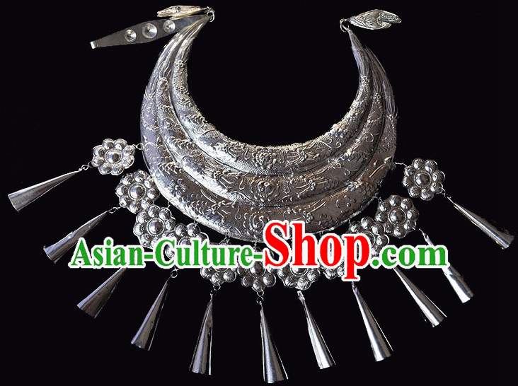 Chinese Miao Silver Necklace