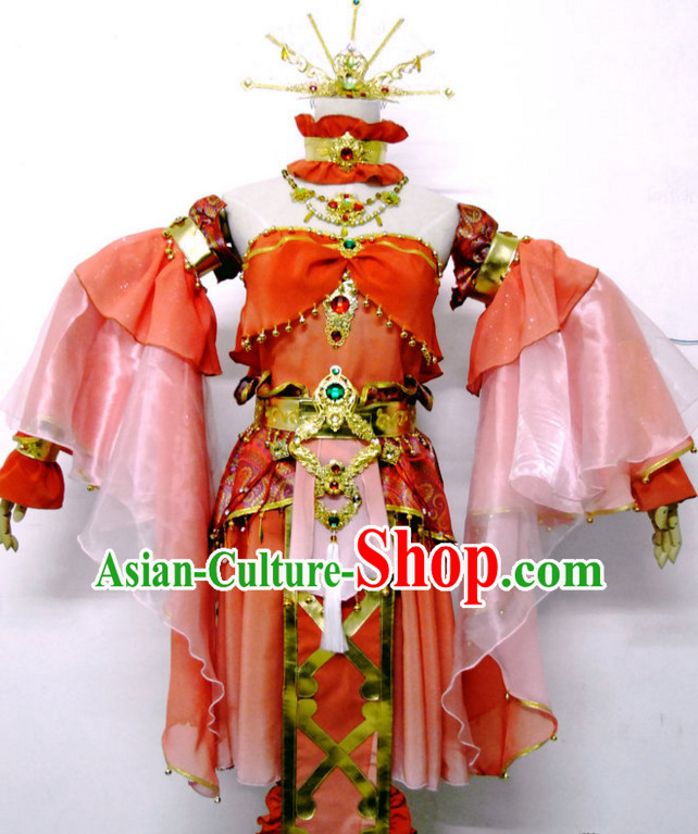 Special Ancient Chinese Official Traditional Opera Princess Costume Dresses Complete Set