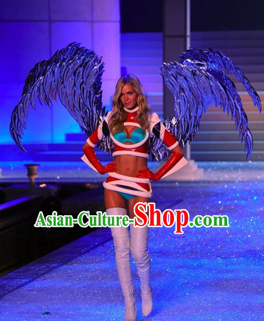 Model Feather Butterfly Dance Costumes Popular Ostrich Feathers Fancy Costume Stage Drama Costumes Angel Wings Parade Costume Complete Set