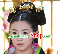 Chinese Ancient Female Princess Coronet Crown Hair Decoration Head Comb Wedding Hair Hairpin Accessories