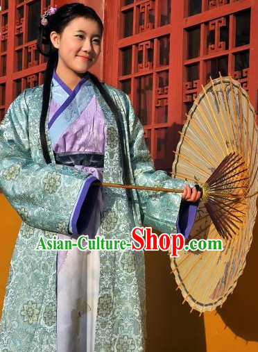 Ancient Chinese Women Dresses Traditional Royal Stage Hanfu Classical Dress Costumes Clothing Complete Set