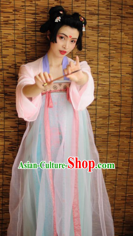 Ancient Chinese Clothing Traditional Hanfu Hanbok Kimono Dress National Costume Dresses Complete Set