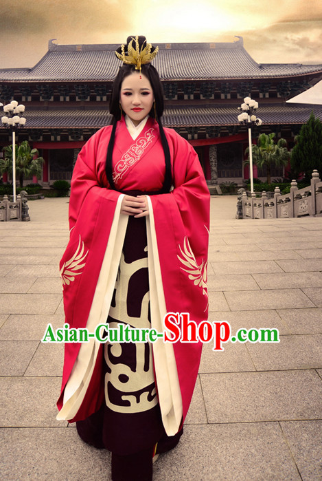 Ancient Chinese Dresses Traditional Royal Stage Hanfu Classical Dress Costumes Clothing