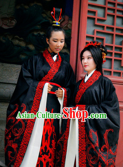 Ancient Chinese Royal Wedding Dresses Hanfu Classical Dress National Ceremonial Costumes Clothing and Crown Complete Set