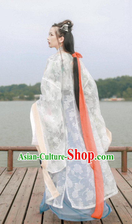 Ancient Chinese Women Clothing Traditional Hanfu Hanbok Kimono Dress National Costume Dresses Complete Set