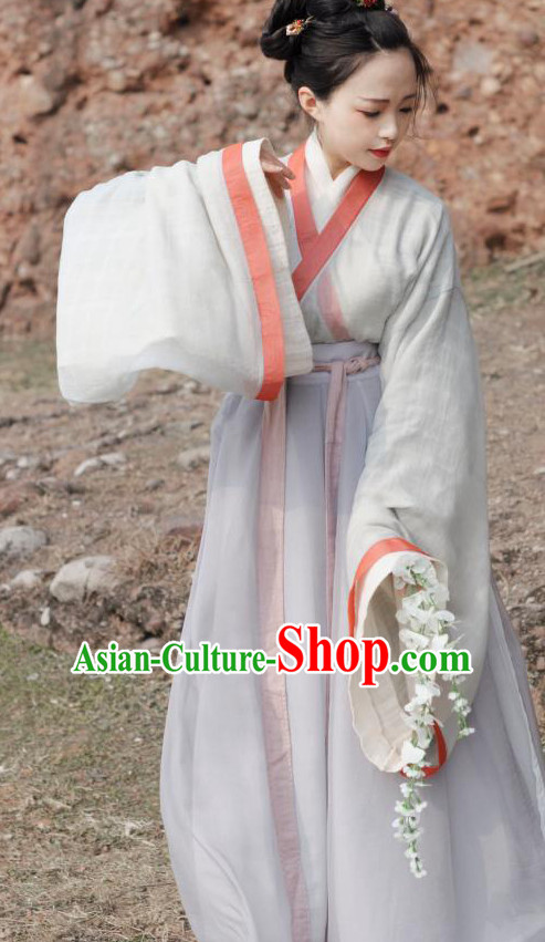 Ancient Chinese Women Clothing Traditional Hanfu Hanbok Kimono Dress National Costume Dresses Complete Set