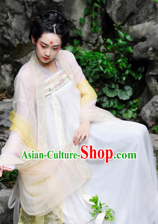 Ancient Chinese Women Clothing Traditional Hanfu Hanbok Kimono Dress National Costume Dresses Complete Set