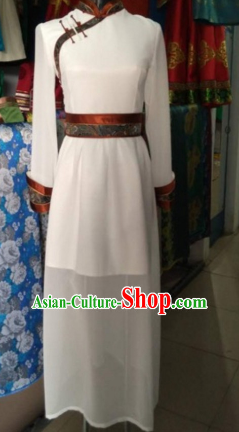 Chinese Mongolian Minority Mongol Women Dress Mongolia Minority Dresses Ethnic Mongolian Costume Complete Set