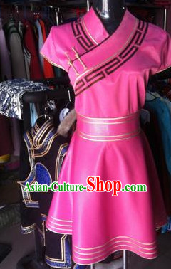 Chinese Mongolian Minority Mongol Women Dress Mongolia Minority Dresses Ethnic Mongolian Costume Complete Set