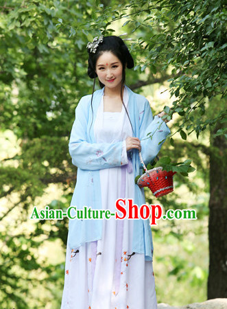 Ancient Chinese Women Dresses Hanfu Girls China Classical Clothing Histroical Dress Traditional National Costume Complete Set