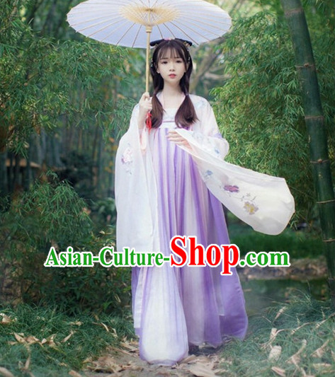 Purple Ancient Chinese Women Dresses Hanfu Girls China Classical Clothing Histroical Dress Traditional National Costume Complete Set