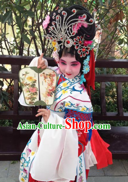 Ancient Chinese Children Opera Costumes Peking Opera Costume Historical Dress Traditional National Costume Complete Set