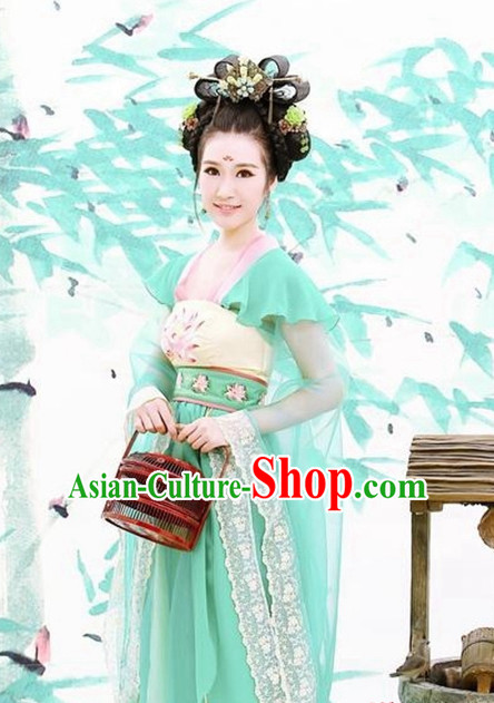 Custom Made Hanfu Traditional Chinese Clothes Stage Performance Costumes