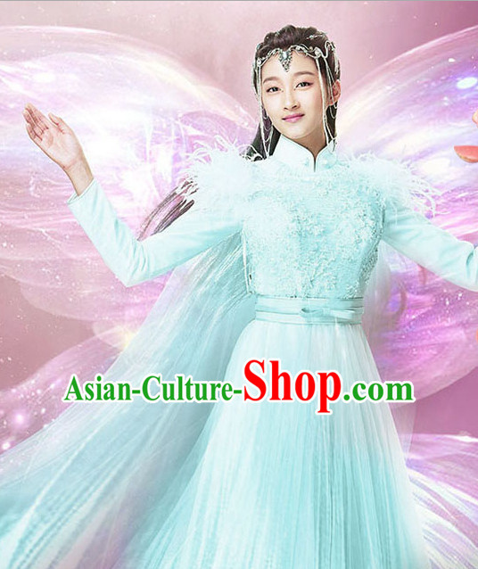 Custom Made Hanfu Traditional Chinese Clothes Stage Performance Costumes