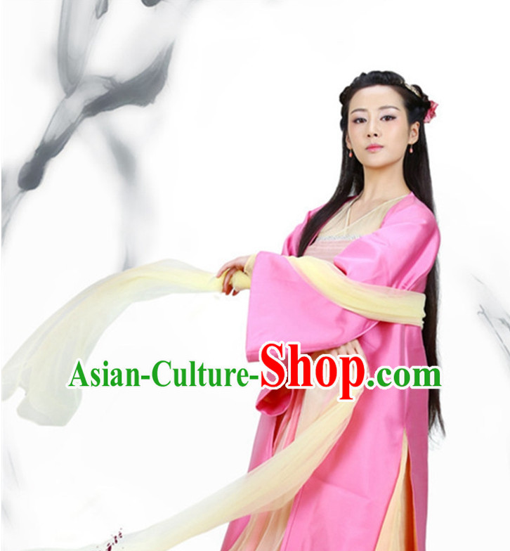 Custom Made Hanfu Traditional Chinese Clothes Stage Performance Costumes