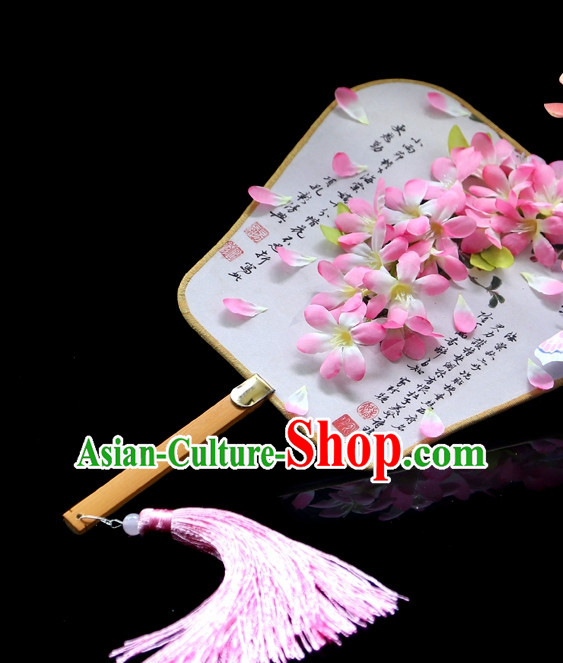 Chinese Handmade Fan Stage Performance Flower Fan