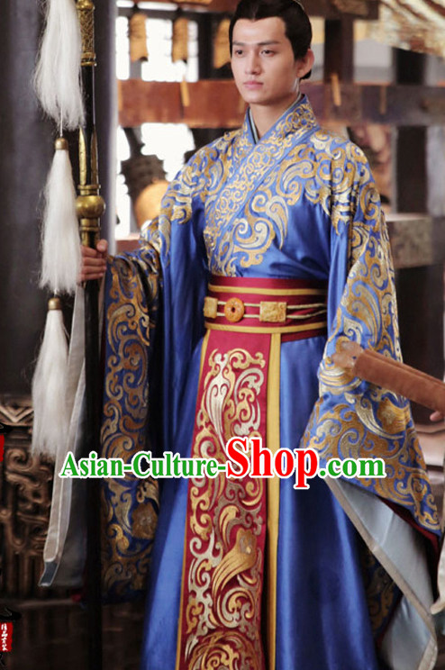 Chinese Prince Drama Performance Hanfu Festival Traditional Chinese Film Dress Rental Garment