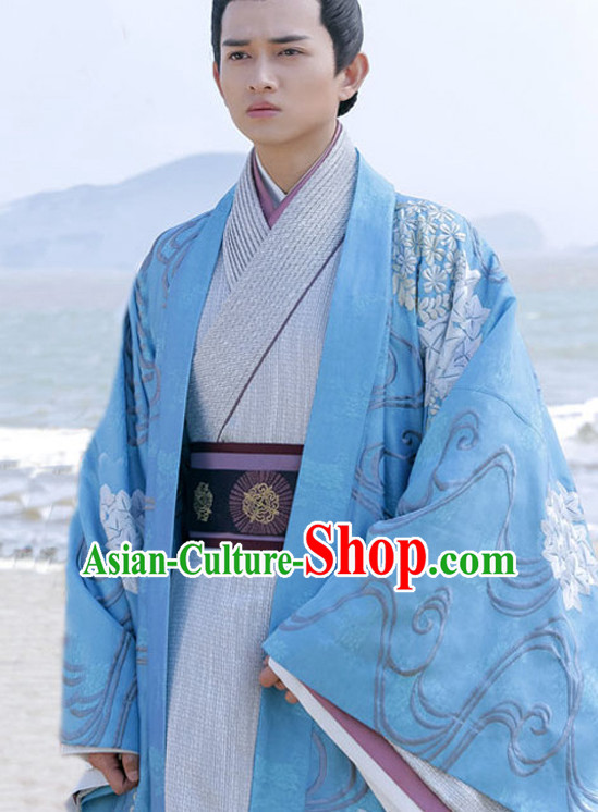 Chinese Prince Drama Performance Hanfu Festival Traditional Chinese Film Dress Rental Garment