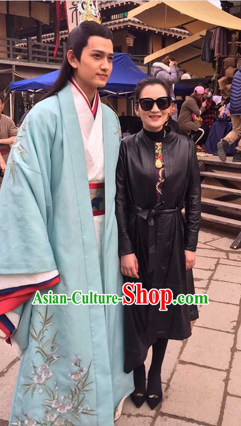 Chinese Emperor Drama Performance Hanfu Festival Traditional Chinese Film Dress Rental Garment