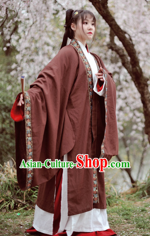 Chinese Han Dynasty White Hanfu Drama Performance Festival Celebration China Film Beauty Dress Rental Garment and Headpieces