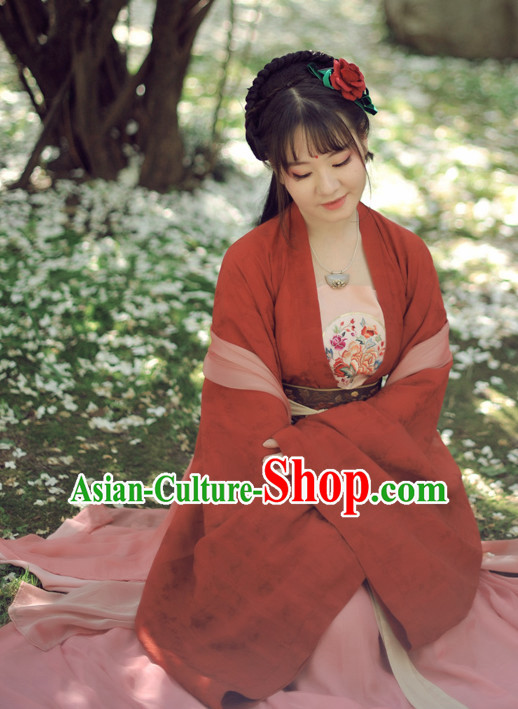 Chinese Han Dynasty Princess Hanfu Drama Performance Festival Celebration China Film Beauty Dress Rental Garment and Headpieces