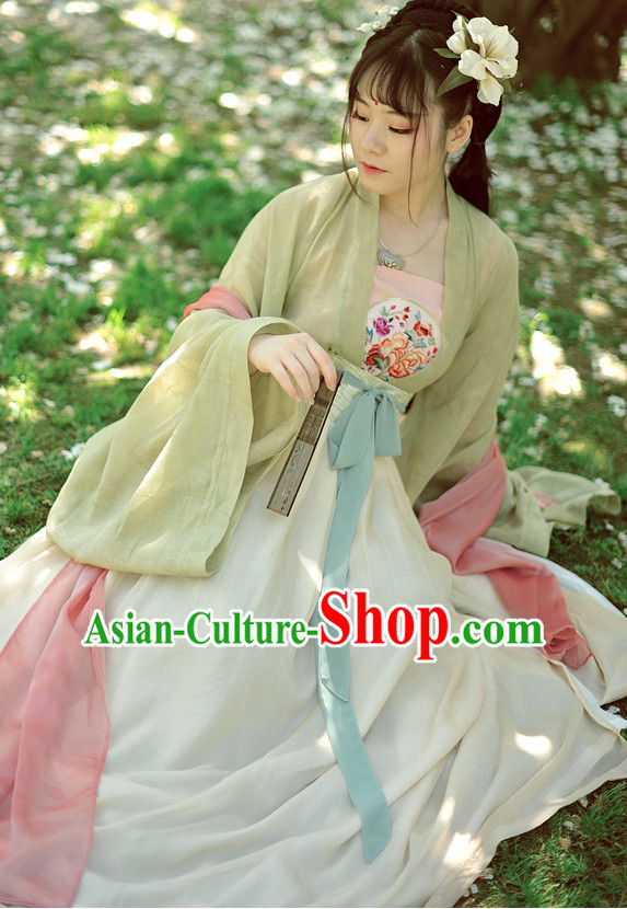 Chinese Han Dynasty Princess Hanfu Drama Performance Festival Celebration China Film Beauty Dress Rental Garment and Headpieces