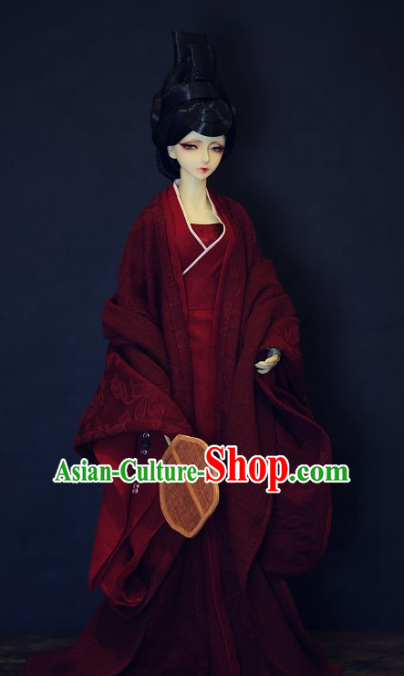 Ancient Chinese Princess Costumes Clothing Traditional Costumes Hanfu and Accessories Complete Set